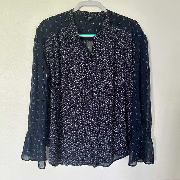 Floral Lucky Brand Blouse - Picture 1 of 4